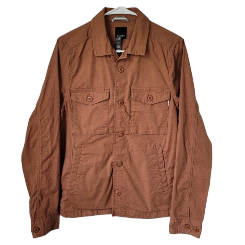 Vuori Ripstop Russell Jacket Small Mens Burnt Orange